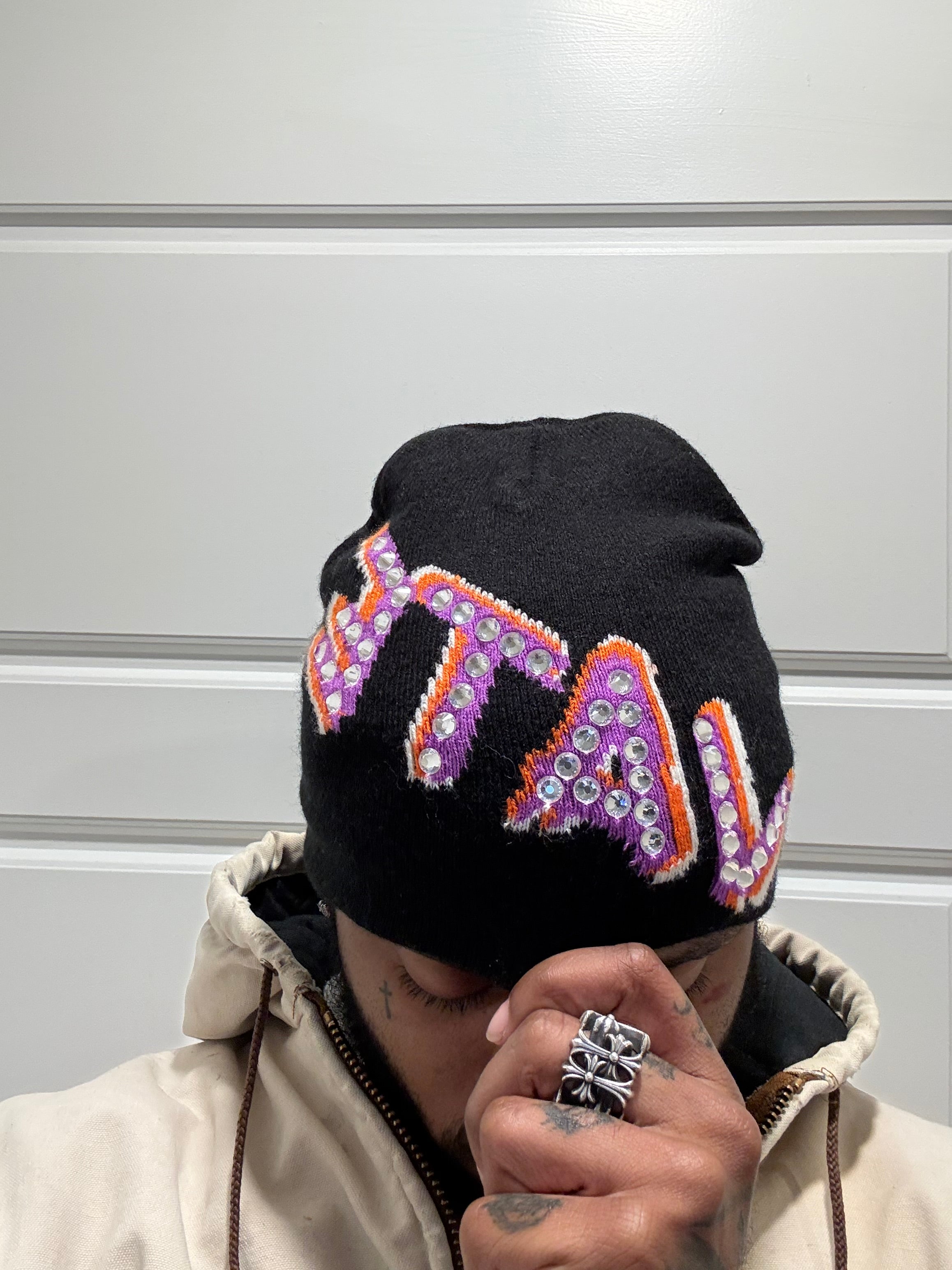 VATE "RHINESTONE LOGO" SKULLY